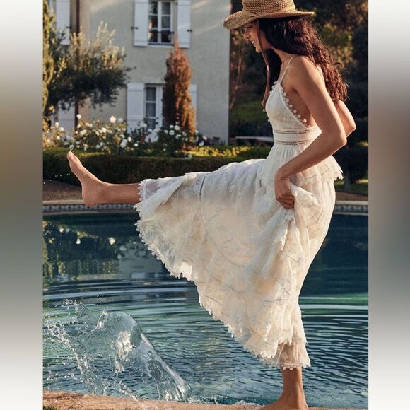 Rococo Sand Marla Long Dress/ size L